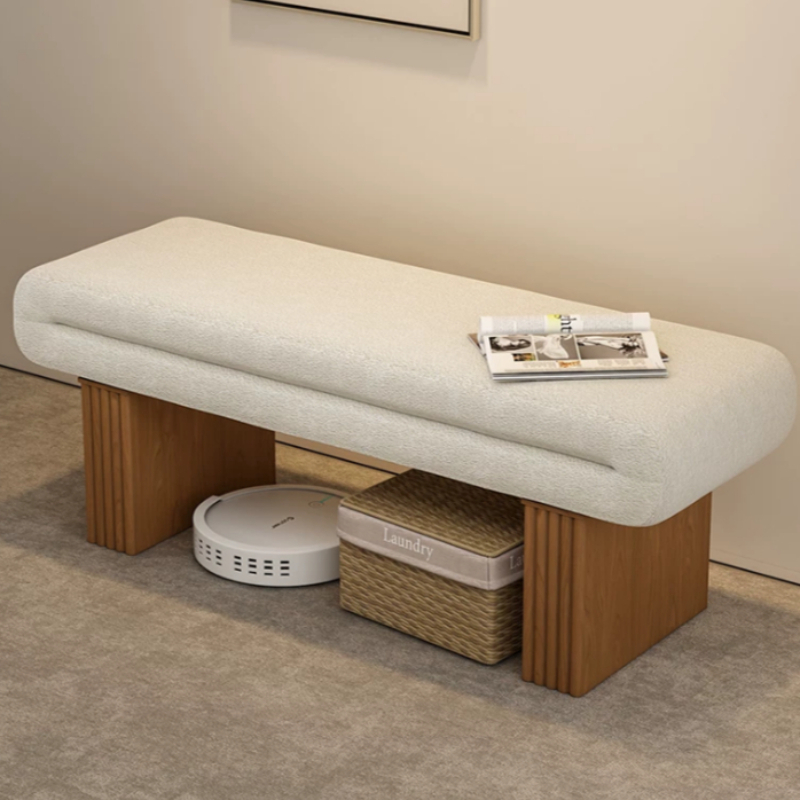 Outdoor Furniture Italian - 단단한 나무 레트로 스툴 장식용 거실
