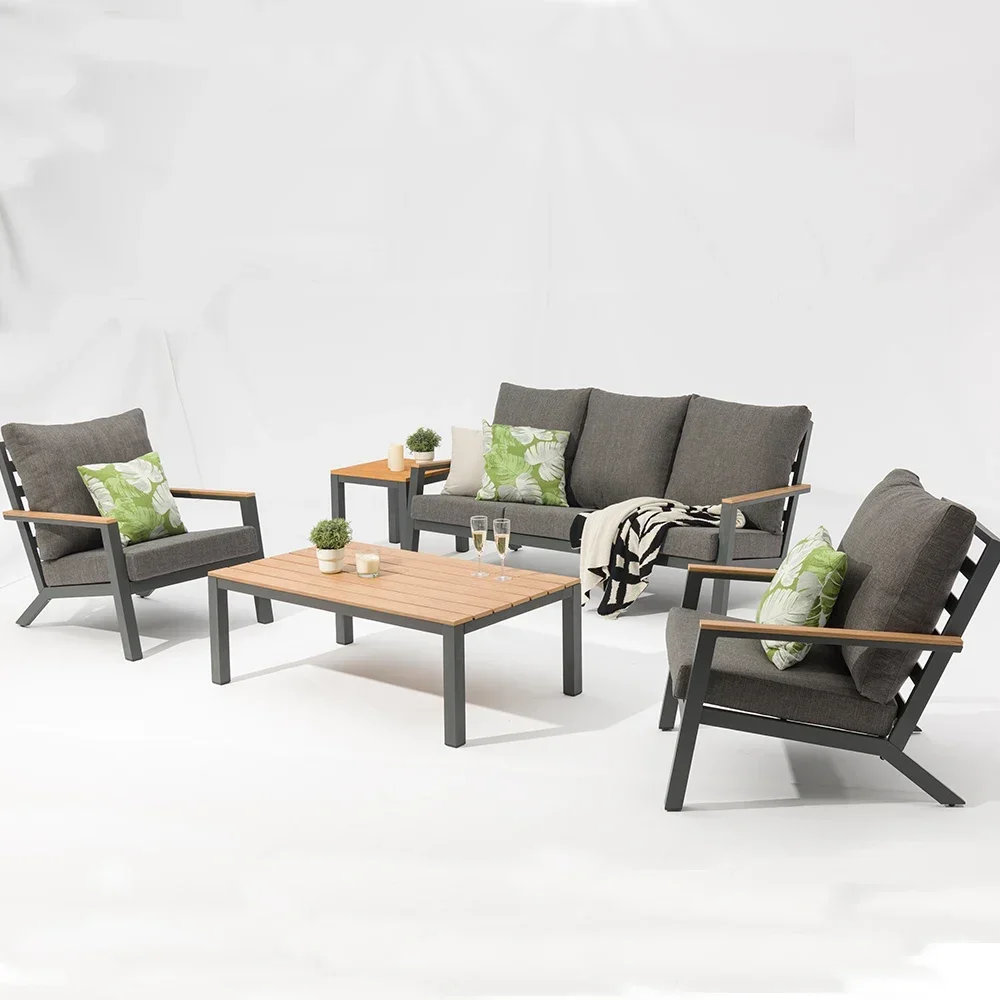 Outdoor Furniture Italian - 알루미늄 이탈리아 야외 소파 방수 쿠션