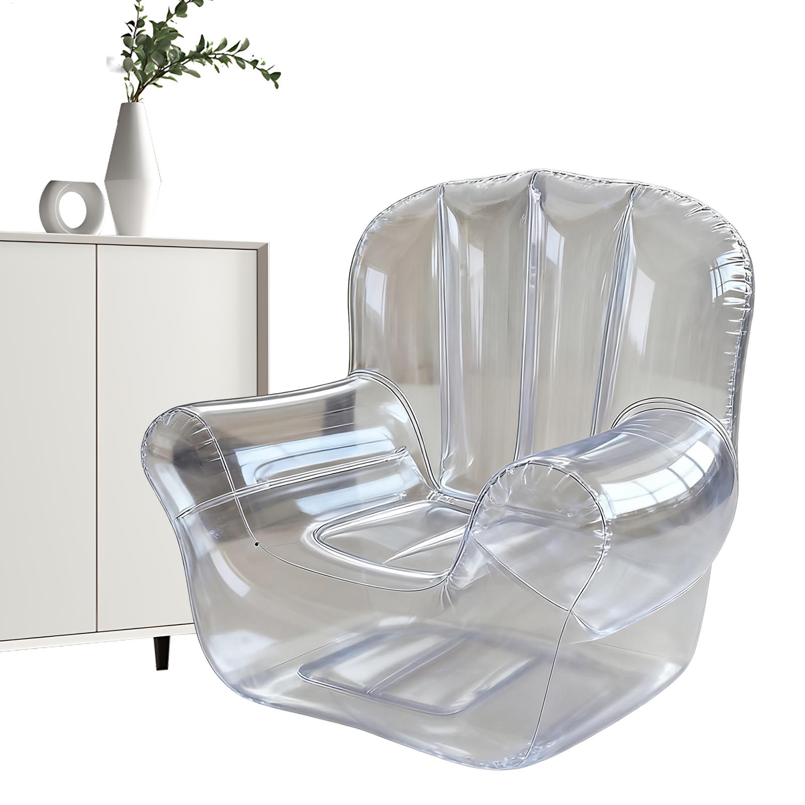 Outdoor Furniture For Pool - 두꺼운 투명 소파 PVC 에어 소파