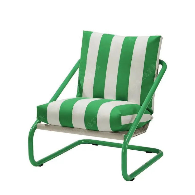 Outdoor Furniture Green - 미니멀리스트 금속 의자 빨간색과 녹색 의자