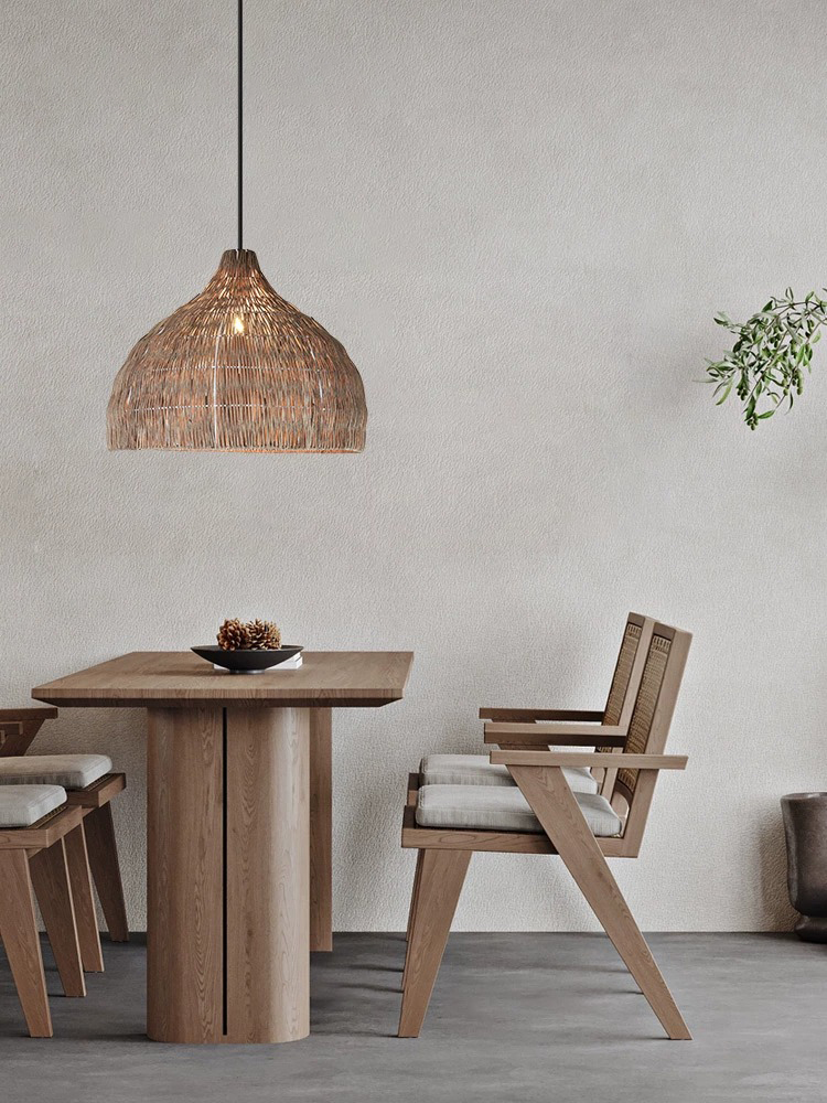 식탁 바용 심플하고 창의적인 등나무 펜던트 조명, 레트 - Outdoor Furniture Cafe 리뷰 및 가격