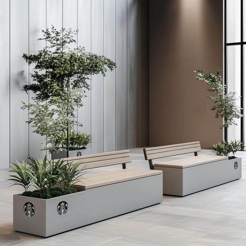 이탈리아 창조적 인 야외 정원 벤치 북유럽 카페 의류  - Outdoor Furniture Italian 리뷰 및 가격