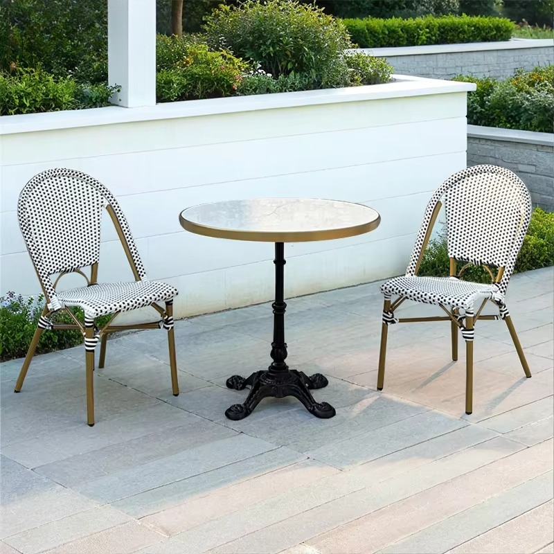 프랑스 비스트로 빈티지 알루미늄 커피숍 식당 가구 야외 - Outdoor Furniture Shop 리뷰 및 가격
