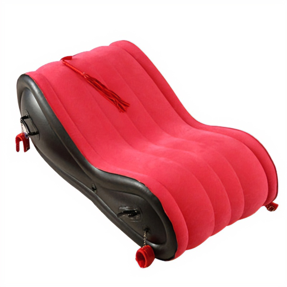 빨간색 성인용 에어 소파 침대, 고하중 PVC 가구,  - Outdoor Furniture Epping 리뷰 및 가격
