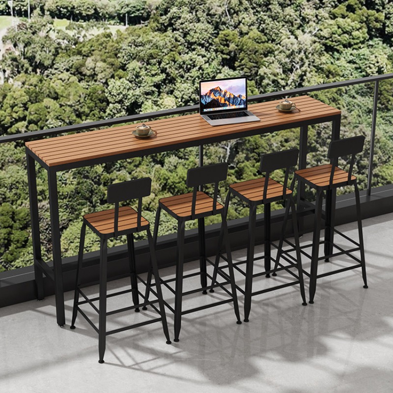 현대적인 야외용 내후성 바 테이블, 파티오용 롱 펍 테 - Outdoor Furniture Cafe 리뷰 및 가격