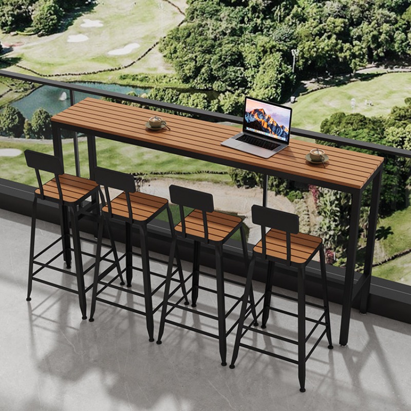 현대적인 야외용 내후성 바 테이블, 파티오용 롱 펍 테 - Outdoor Furniture Cafe 리뷰 및 가격