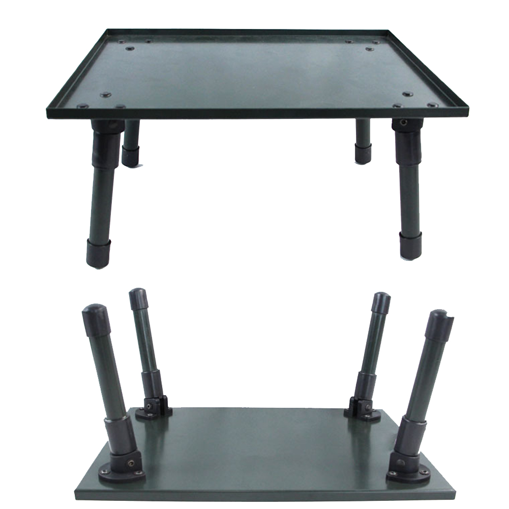녹색 알루미늄 합금 잉어 낚시용 비비 테이블, 조절 가 - Outdoor Furniture Green 리뷰 및 가격
