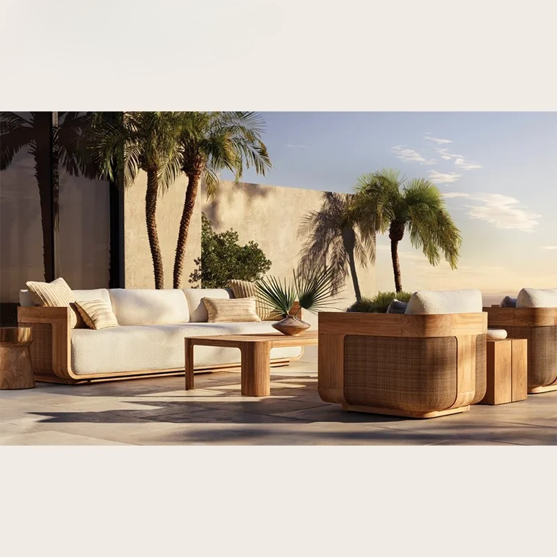 야외 티크 소파 세트 정원 가구 (수영장, 정원, 레스 - Outdoor Furniture Luxury 리뷰 및 가격