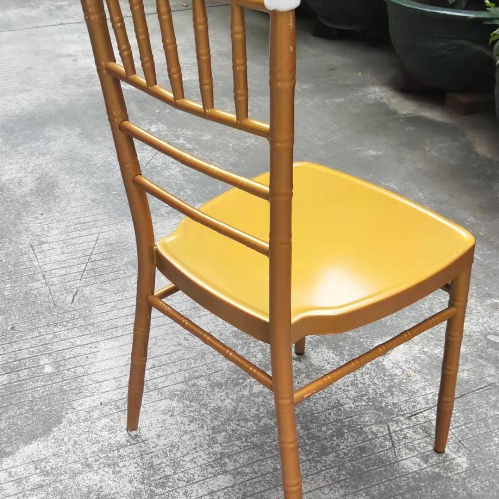 우아한 골드 대나무 의자 알루미늄 합금 웨딩 연회 호텔 - Outdoor Furniture Rental For Party 리뷰 및 가격