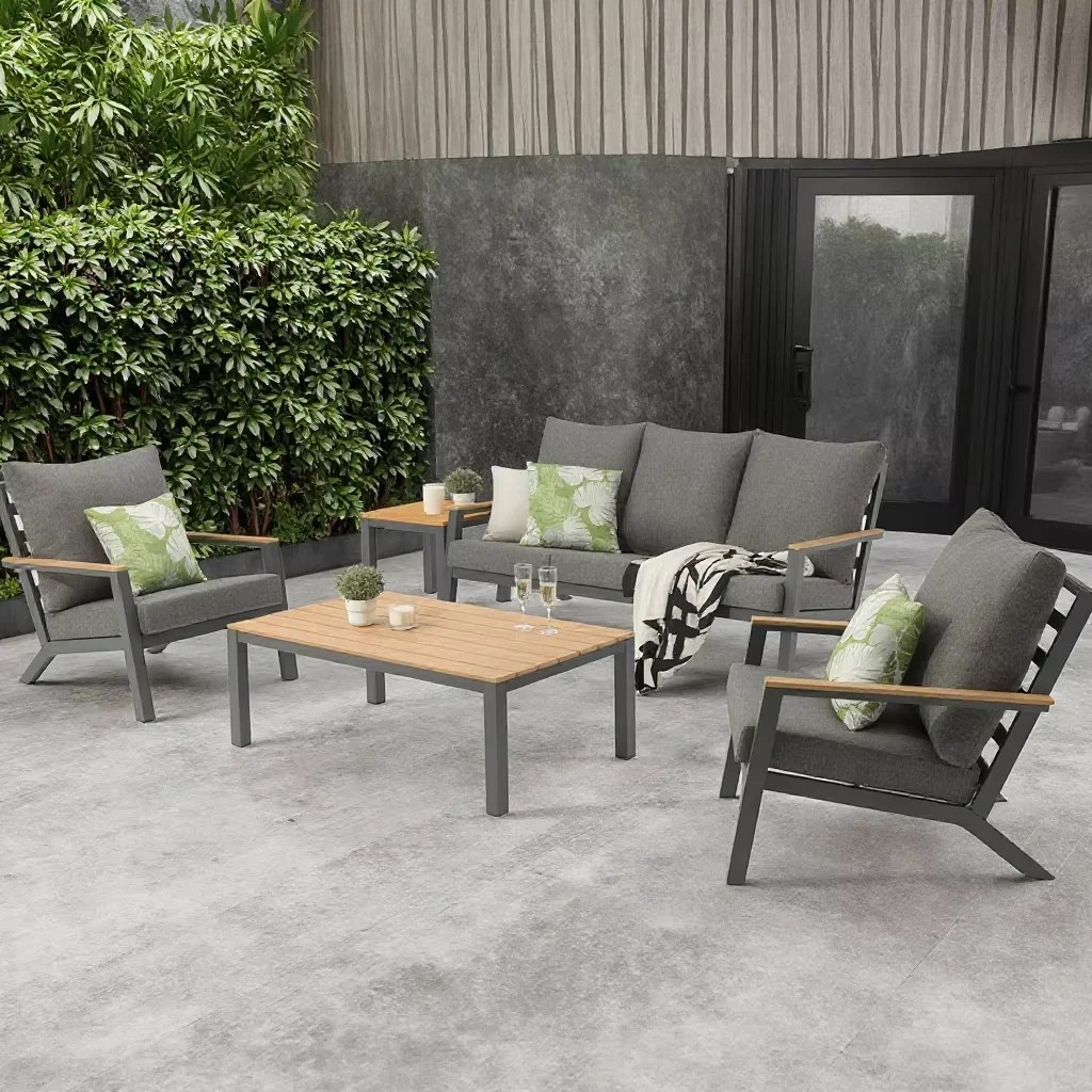 알루미늄 이탈리아 야외 소파 방수 쿠션 정원 가구 파티 - Outdoor Furniture Italian 리뷰 및 가격