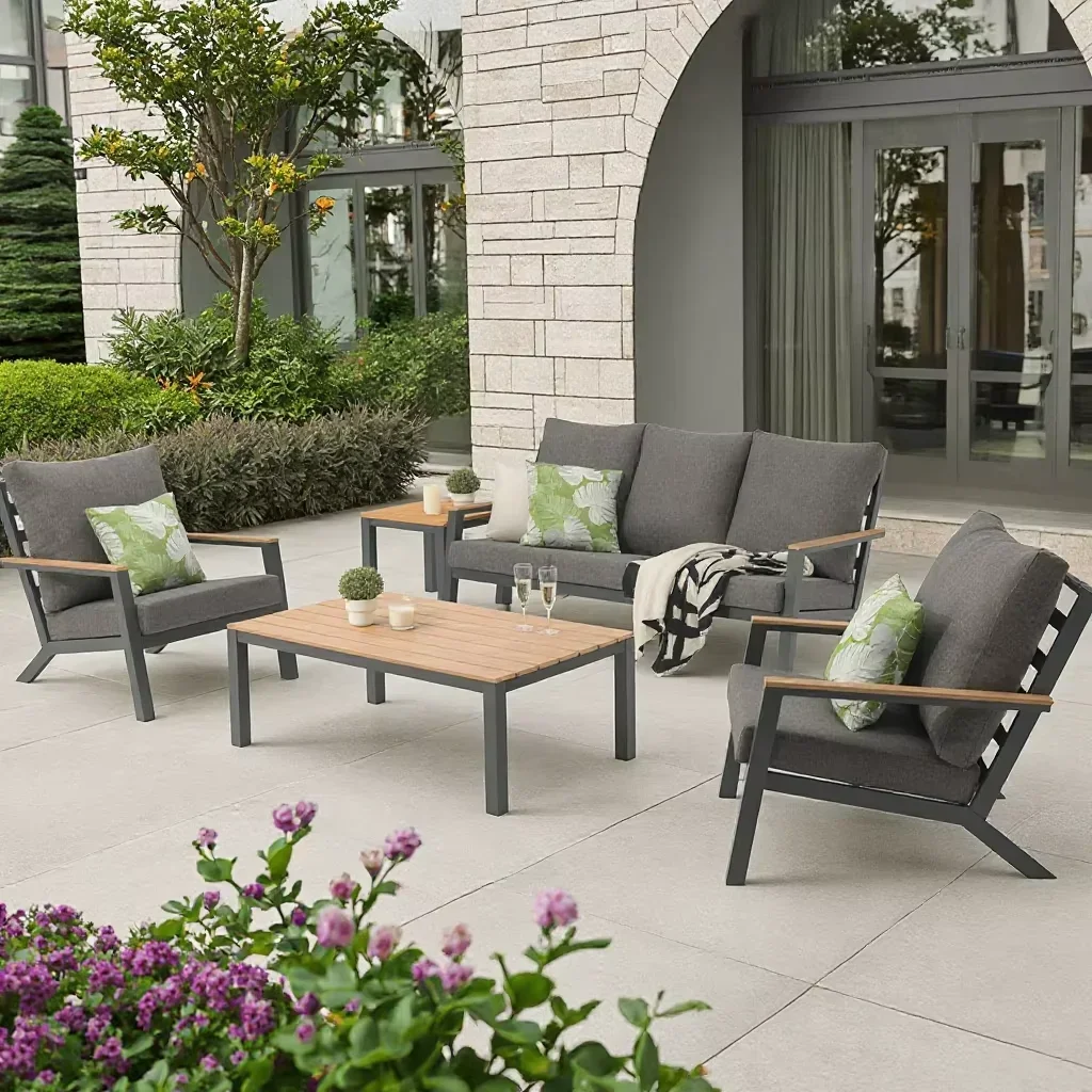알루미늄 이탈리아 야외 소파 방수 쿠션 정원 가구 파티 - Outdoor Furniture Italian 리뷰 및 가격
