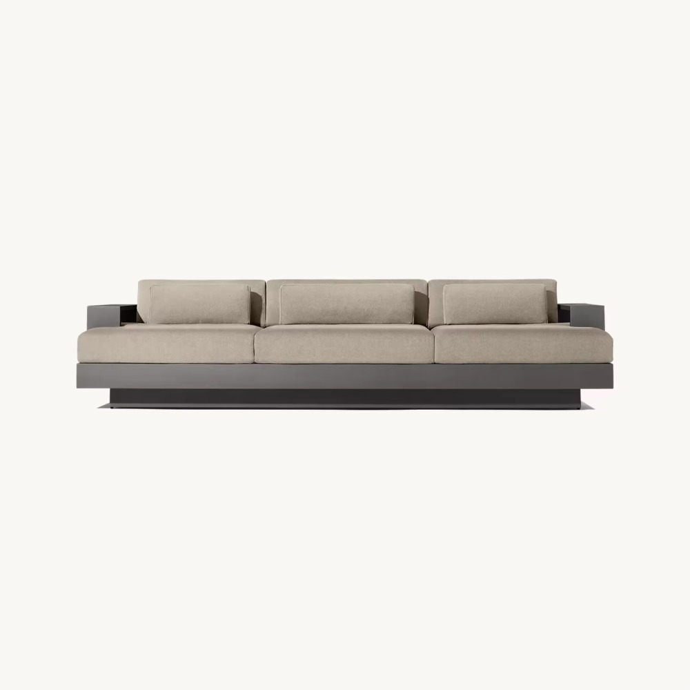 고급 딥 시트 야외 정원 가구 파티오 소파 세트 금속  - Outdoor Furniture Green 리뷰 및 가격