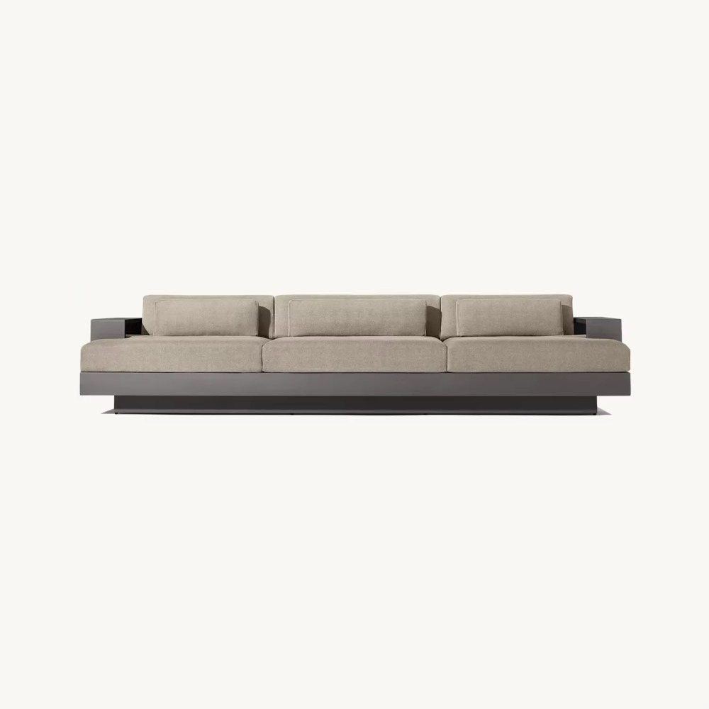 고급 딥 시트 야외 정원 가구 파티오 소파 세트 금속  - Outdoor Furniture Green 리뷰 및 가격