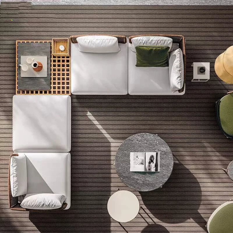 이탈리아 디자인의 견고한 티크 원목 딥 시트 모듈형 소 - Outdoor Furniture Italian 리뷰 및 가격