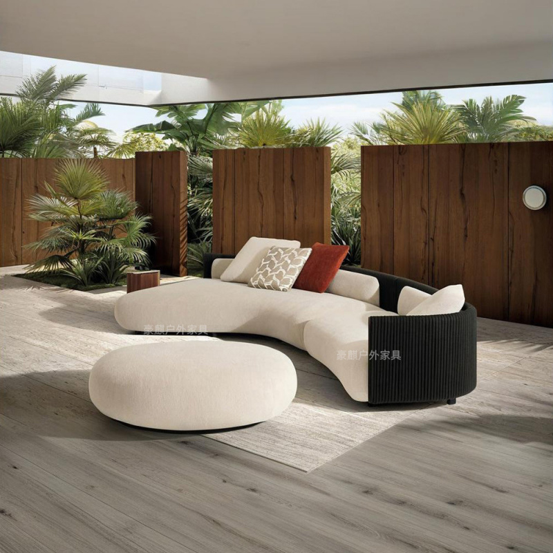 이탈리아 스타일의 가벼운 럭셔리 야외 위커 소파 세트, - Outdoor Furniture Italian 리뷰 및 가격