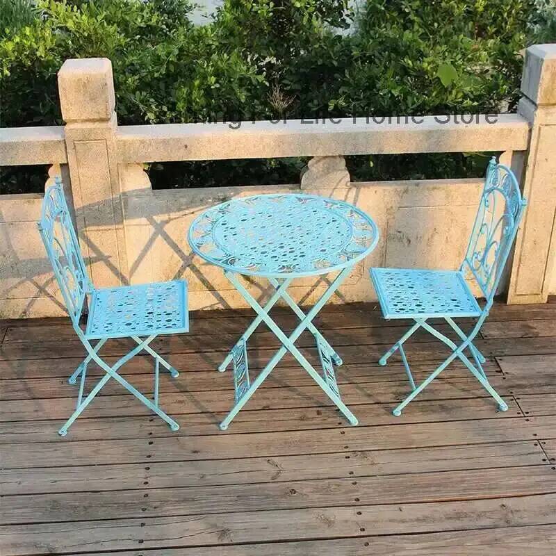야외 금속 크리에이티브 파티오 세트 모던 디자이너 저렴 - Outdoor Furniture Cheap 리뷰 및 가격