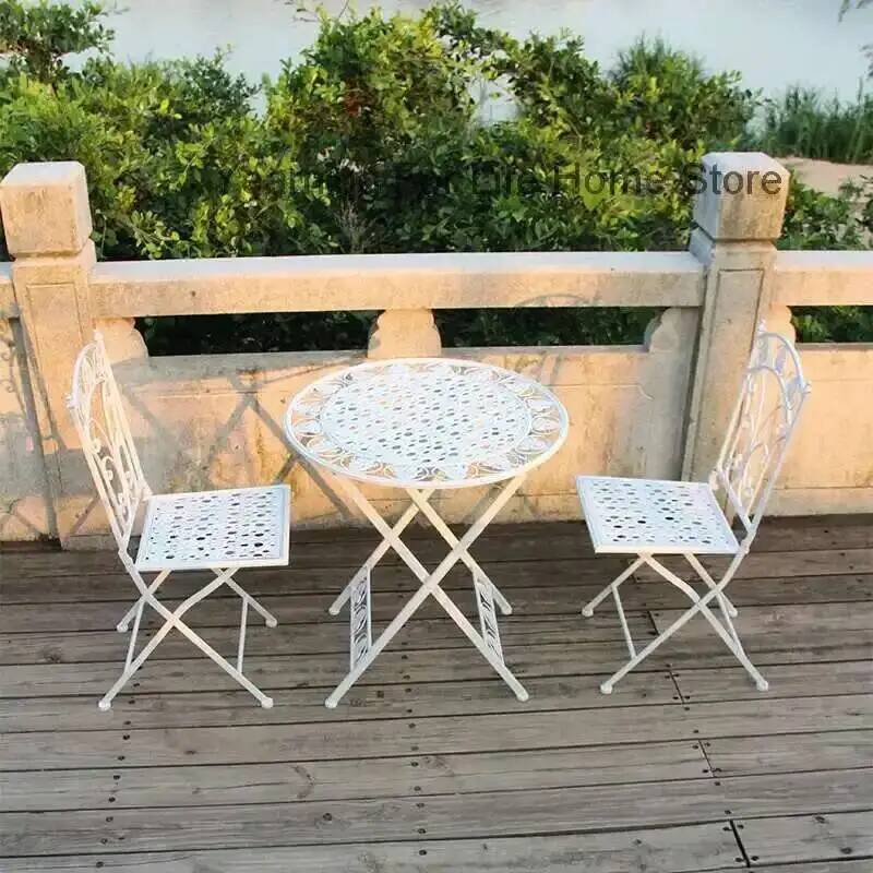 야외 금속 크리에이티브 파티오 세트 모던 디자이너 저렴 - Outdoor Furniture Cheap 리뷰 및 가격