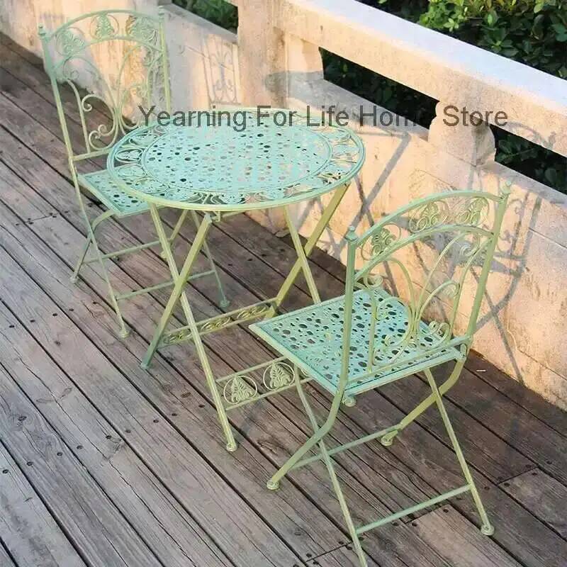 야외 금속 크리에이티브 파티오 세트 모던 디자이너 저렴 - Outdoor Furniture Cheap 리뷰 및 가격